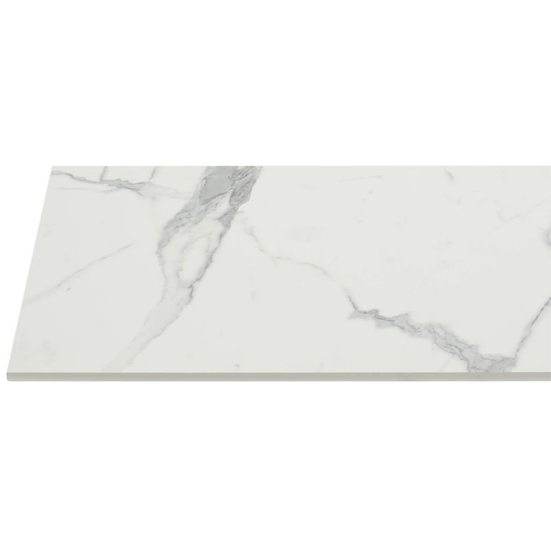 Plan compact PHILEAS marbre blanc L.70 - Lapeyre
