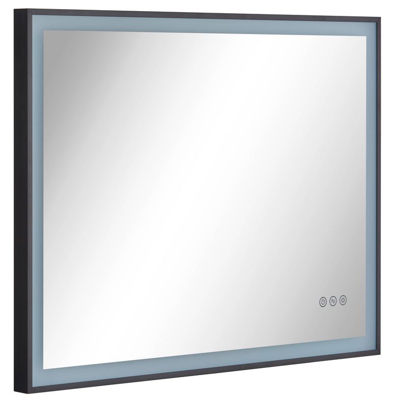 Miroir LED METAL 60 x 80 réversible - Lapeyre