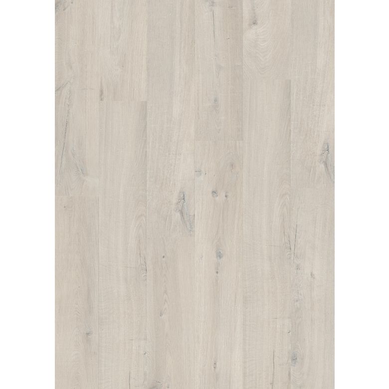 Quick step - Sol vinyle ALPHA chêne coton blush blanc botte de 1.873 m2
