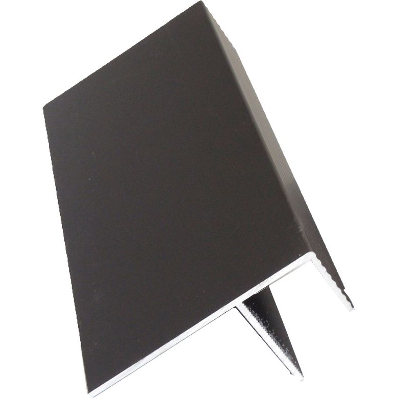 Cornière de finition aluminium pour lame CLASSIK brun l.7.7 x L.200 - Lapeyre