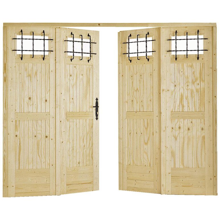 Porte pliante bois