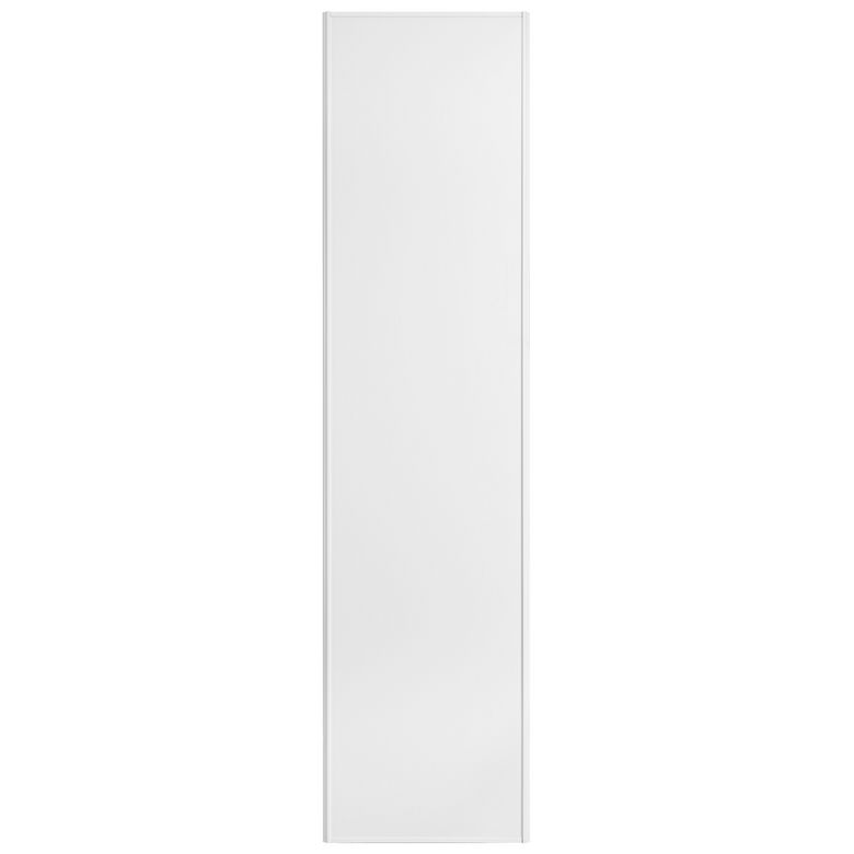 Vantail seul GLISSEO blanc veiné profil blanc H.246,4 x l.61,6 - Lapeyre