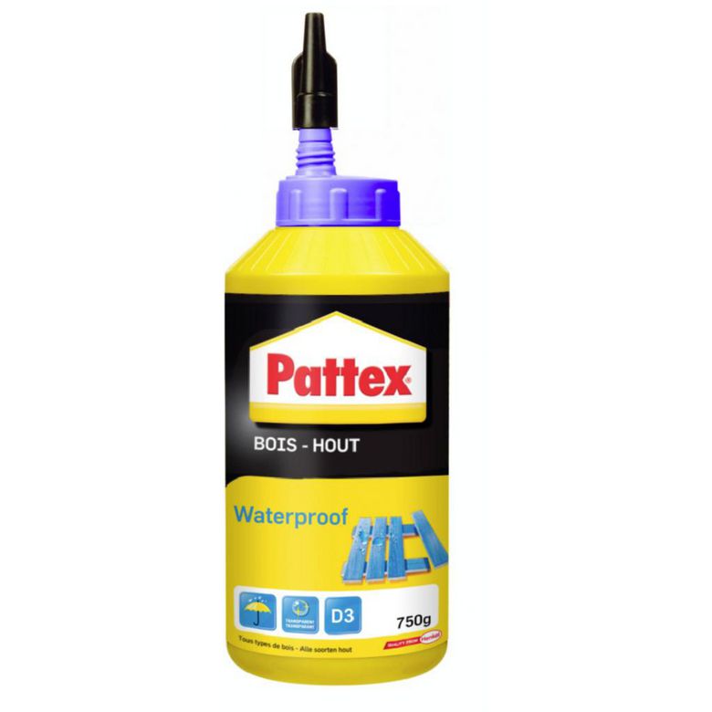 Pattex - Colle PATTEX à bois waterproof biberon 750 gr