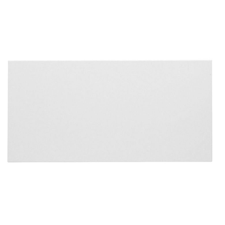 Carrelage EASY blanc 20x40 bord droit ép.6mm aspect brillant - Lapeyre