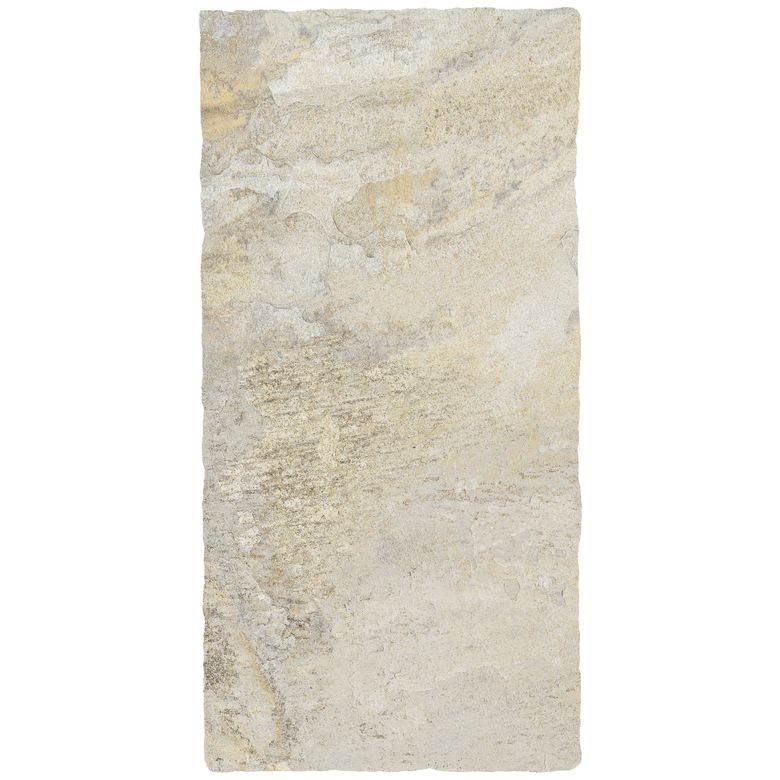 Dalle BERLINGO pierre beige nuancée 40x80 ép.20 mm aspect naturel - Lapeyre