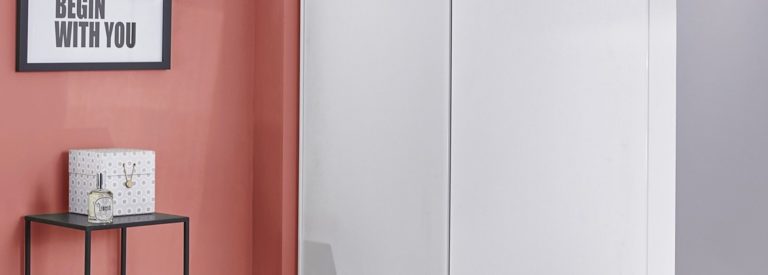 double porte de placard blanches à personnaliser