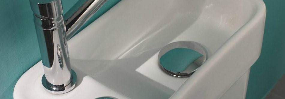 combinés wc lave main blanc gain de place 