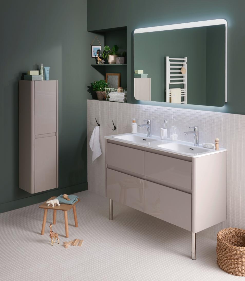 Jeux de lumière pour ambiance salle de bain - Lapeyre
