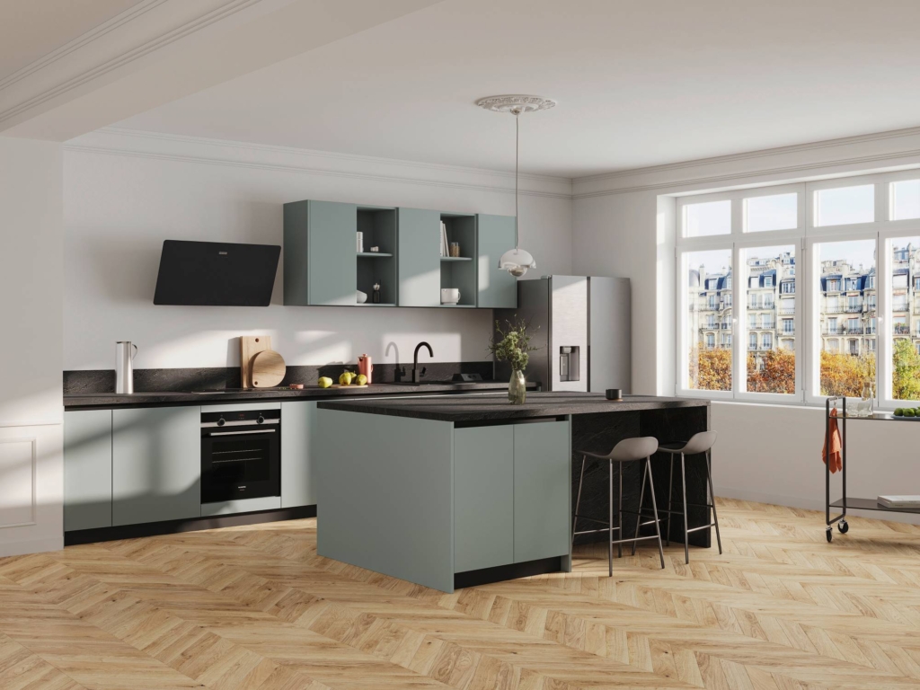 Cuisine ECLAT Bleu fjord 