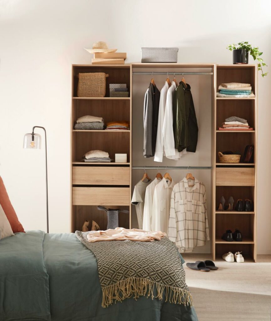 Aménagement de dressing prêt à poser