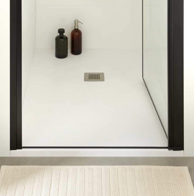receveur douche bouché