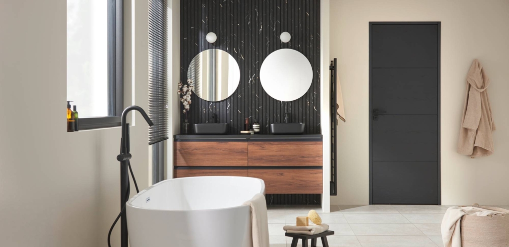 salle de bain industrielle