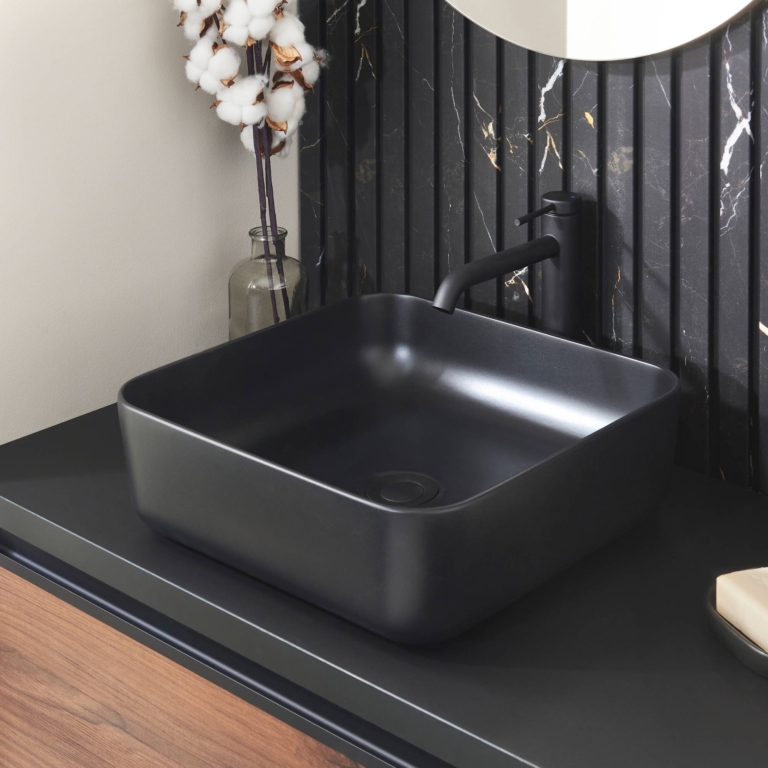 Meuble de salle de bains formeo noyer