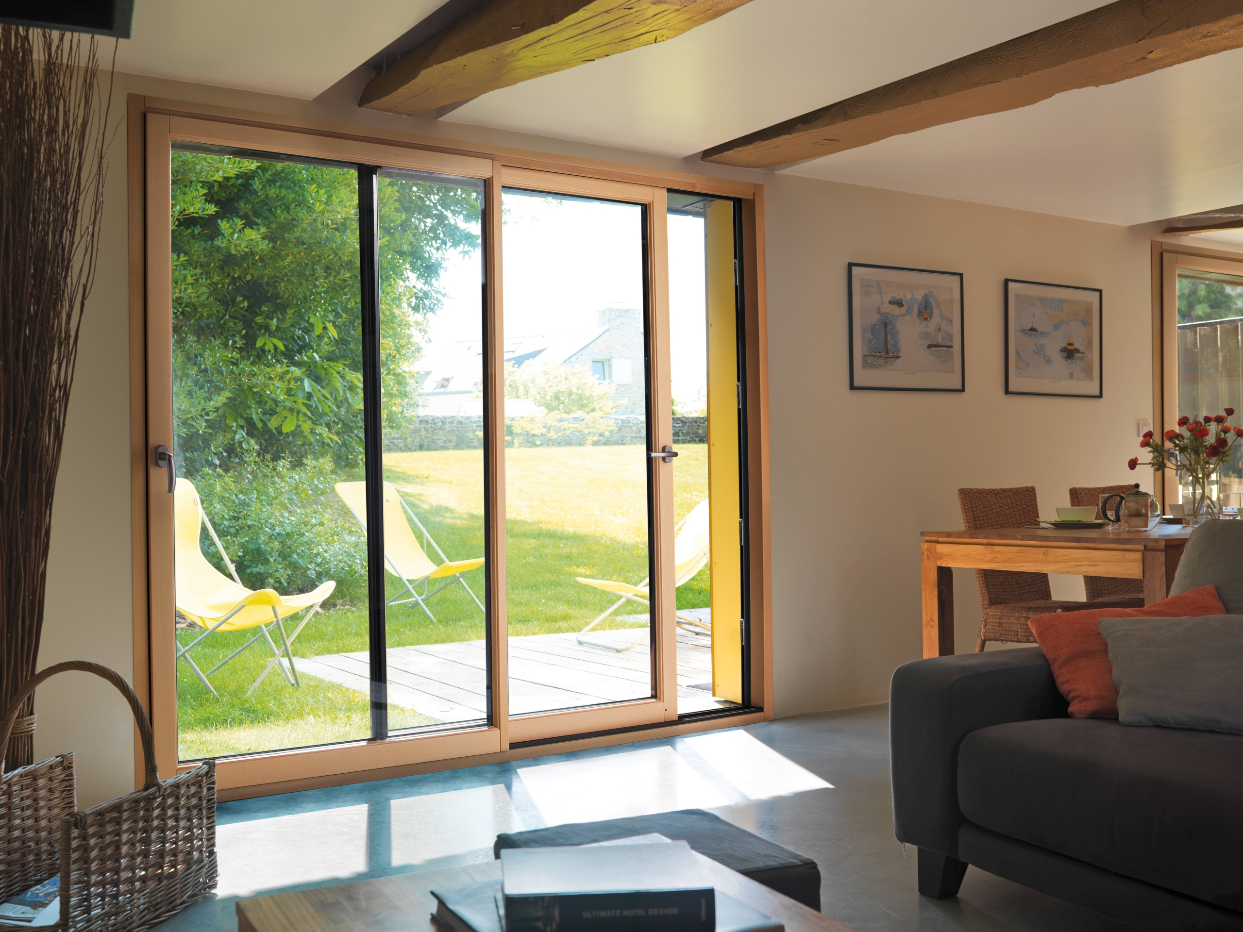 Porte coulissante fenetre