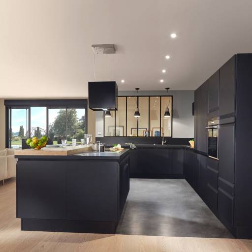 Cuisine Velours style loft