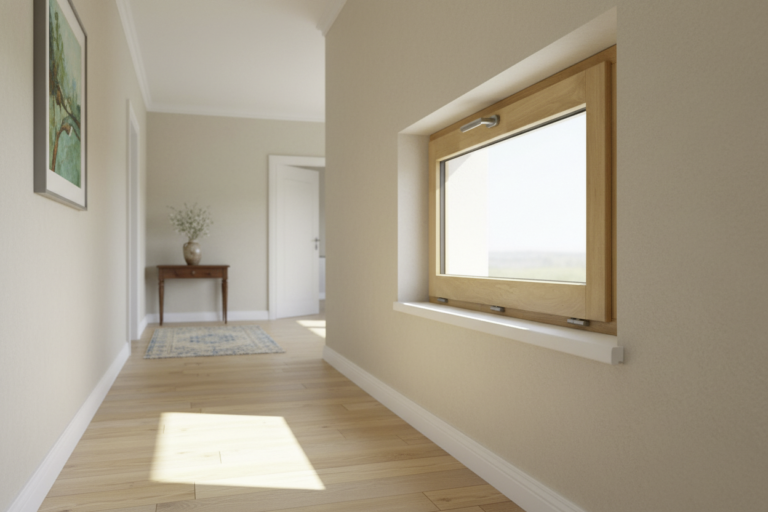 Fenêtre vue de l'intérieur