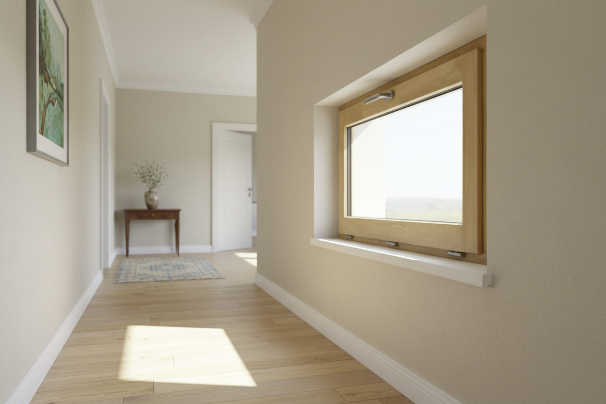 Fenêtre vue de l'intérieur