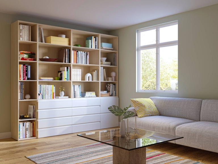 Aménager une bibliothèque dans le salon : ce qui marche vraiment