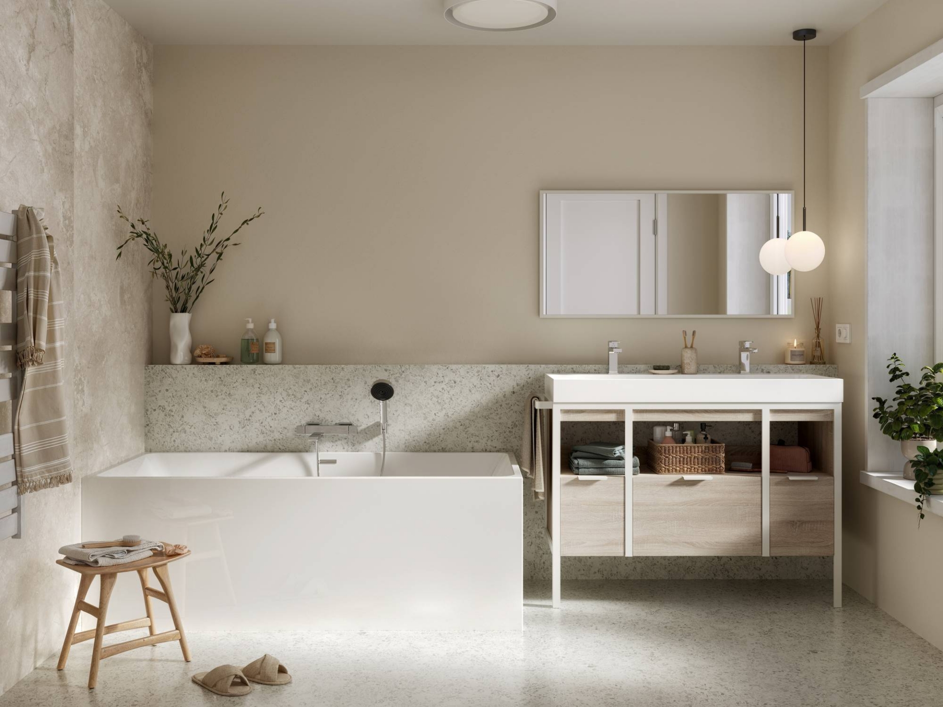 Salle de bain nature : les codes qui fonctionnent vraiment